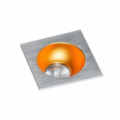 Точечный светильник AZzardo HUGO 1 DOWNLIGHT AZ1733 + AZ0824 Aluminium/Gold