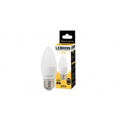 Лампа светодиодная LED Lebron L-C37 8W E27 4100K 220V 700Lm 11-13-58