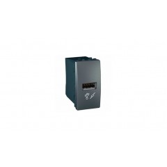 Розетка USB 1М графіт, Unica MGU3.428.12 Schneider Electric