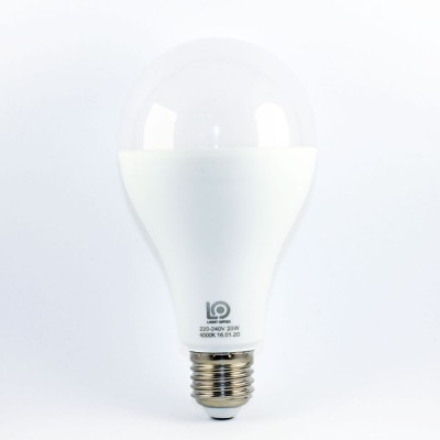 Світлодіодна лампа A80 LightOffer LED-20-022 20W 4000K 220V E27