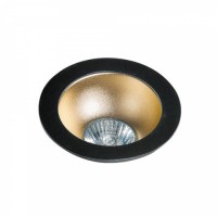 Точечный светильник AZzardo REMO 1 DOWNLIGHT AZ1732 + AZ0825 Black/Champagne