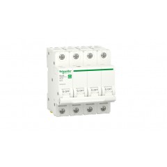 Автоматический выключатель 25А, 4 полюса, кривая В, 6кА Schneider Electric RESI9 R9F02425