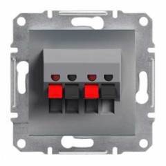 Розетка аудіо сталь Asfora EPH5700162 Schneider Electric