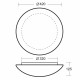 Светильник Osmont Aura 4 40086 IN-22K74/072   Настенно потолочный