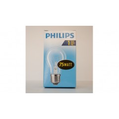 Лампа накаливания А55 75Вт E27 прозрачная Philips (16001404)