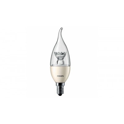 Лампа светодиодная C37 Philips Master LEDcandle D E14 6-40W 827 BA39 CL Свеча на ветру Пламя 929000271902