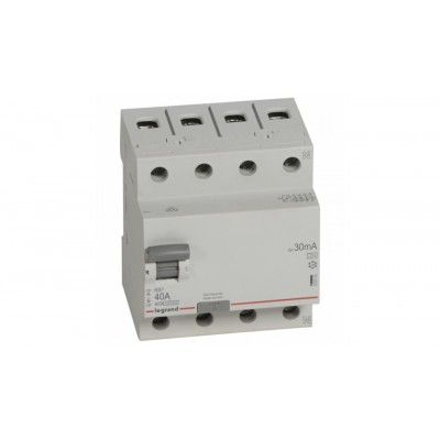 ПЗВ 40А, 30мА 4 полюси, тип A, Legrand RX3 402075