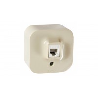 Розетка компьютерная накладная RJ45 Legrand Quteo (Forix) Слоновая кость 782454