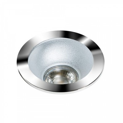 Точечный светильник AZzardo REMO 1 DOWNLIGHT AZ1730 + AZ0821 Chrome/Aluminium