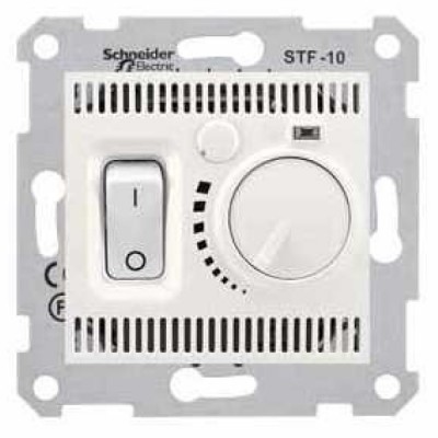 Термостат для тепл. підлоги 10A слон. кістка Sedna SDN6000323 Schneider Electric