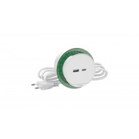 Врезной розеточный блок с двумя USB зарядками type A +  type C, белый, INS44008 Schneider Electric