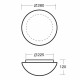 Светильник Osmont Aura 2 40017 IN-22K52/042  Настенно потолочный