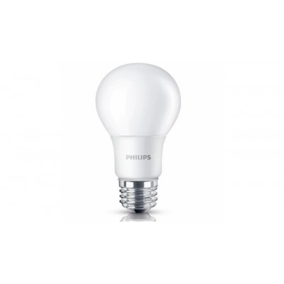 Лампа светодиодная A60 Philips LEDBulb E27 6-50W 6500K 230V A60 PF 929001163507