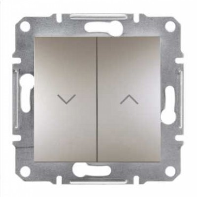 Вимикач для жалюзі бронза Asfora EPH1300169 Schneider Electric