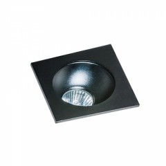 Точковий світильник AZzardo HUGO 1 DOWNLIGHT AZ1736 + AZ0823 Black/Black