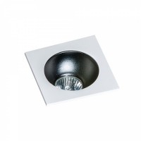 Точковий світильник AZzardo HUGO 1 DOWNLIGHT AZ1735 + AZ0823 White/Black