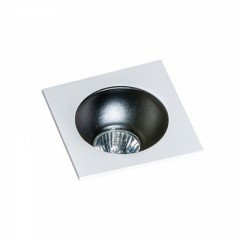 Точечный светильник AZzardo HUGO 1 DOWNLIGHT AZ1735 + AZ0823 White/Black