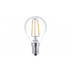 Світлодіодна лампа G45 Philips LED Fila ND E14 2.3-25W, 2700K, 230V P45 1CT APR Filament Куля 929001180207