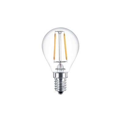 Світлодіодна лампа G45 Philips LED Fila ND E14 2.3-25W, 2700K, 230V P45 1CT APR Filament Куля 929001180207