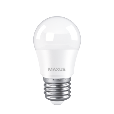 Лампа світлодіодна G45 Maxus 1-LED-745 7W 3000K 220V E27