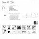 Бра Ideal Lux BOW AP D26 NICKEL 005379