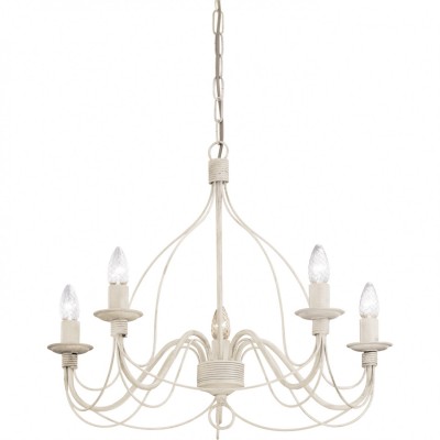 Люстра Ideal Lux CORTE SP5 BIANCO ANTICO 005881 Люстра Ideal Lux CORTE SP5 BIANCO ANTICO 005881