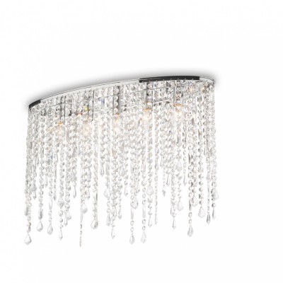 Люстра Ideal Lux RAIN PL5 TRASPARENTE 008455 Люстра Ideal Lux RAIN PL5 TRASPARENTE 008455