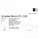 Стельовий світильник Ideal Lux SMARTIES PL1 D33 BIANCO 009223