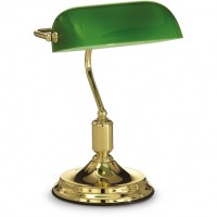 Настольная лампа Ideal Lux LAWYER TL1 OTTONE 013657