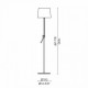 Торшер Ideal Lux REGOL PT1 BIANCO 014609