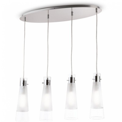 Подвесной светильник Ideal Lux KUKY SP4 TRASPARENTE 023038
