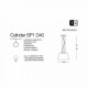 Підвісний світильник Ideal Lux CYLINDER SP1 D40 025438