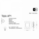 Бра Ideal Lux TRIPLO AP1 026473