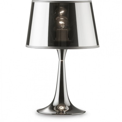 Настільна лампа Ideal Lux LONDON TL1 SMALL CROMO 032368 Настільна лампа Ideal Lux LONDON TL1 SMALL CROMO 032368