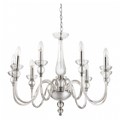 Люстра Ideal Lux DOGE SP9 TRASPARENTE 044453