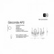 Бра Ideal Lux GIOCONDA AP2 ORO 060491