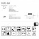 Точечный светильник Ideal Lux DELTA 3W 4000K 062396