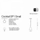 Подвесной светильник Ideal Lux COCKTAIL SP1 SMALL BIANCO 074337