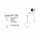 Підвісний світильник Ideal Lux CANDY SP1 D40 086736