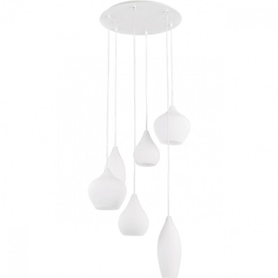Подвесной светильник Ideal Lux SOFT SP6 BIANCO 087818 Подвесной светильник Ideal Lux SOFT SP6 BIANCO 087818