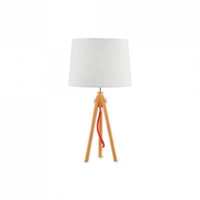 Настольная лампа Ideal Lux YORK TL1 WOOD 089782 Настольная лампа Ideal Lux YORK TL1 WOOD 089782