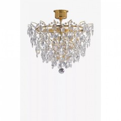 Люстра MarkSlojd Sweden ROSENDAL Plafond 4L Gold/MC 100510