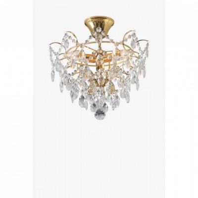 Люстра MarkSlojd Sweden ROSENDAL Plafond 3L Gold/MC 100538