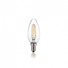 Лампочка Ideal Lux E14 04W OLIVA TRASP 3000K 101224