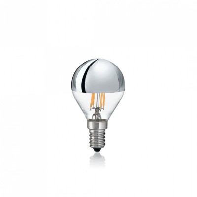 Лампочка Ideal Lux E14 04W SFERA CROMO 3000K 101262 Лампочка Ideal Lux E14 04W SFERA CROMO 3000K 101262