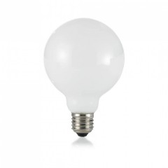 Лампочка Ideal Lux E27 08W GLOBO D095 BIANCO 3000K 101330