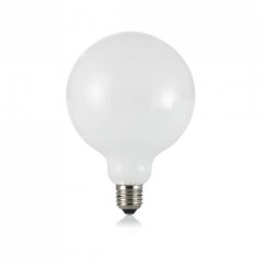 Лампочка Ideal Lux E27 08W GLOBO D125 BIANCO 3000K 101354