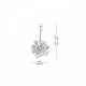 Люстра Ideal Lux VORTEX SP6 ARGENTO 101613