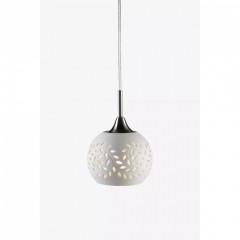 Підвісний світильник MarkSlojd Sweden LOHALS Pendant 1L 18cm Steel/White 102288
