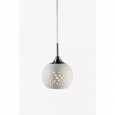 Підвісний світильник MarkSlojd Sweden LOHALS Pendant 1L 18cm Steel/White 102288